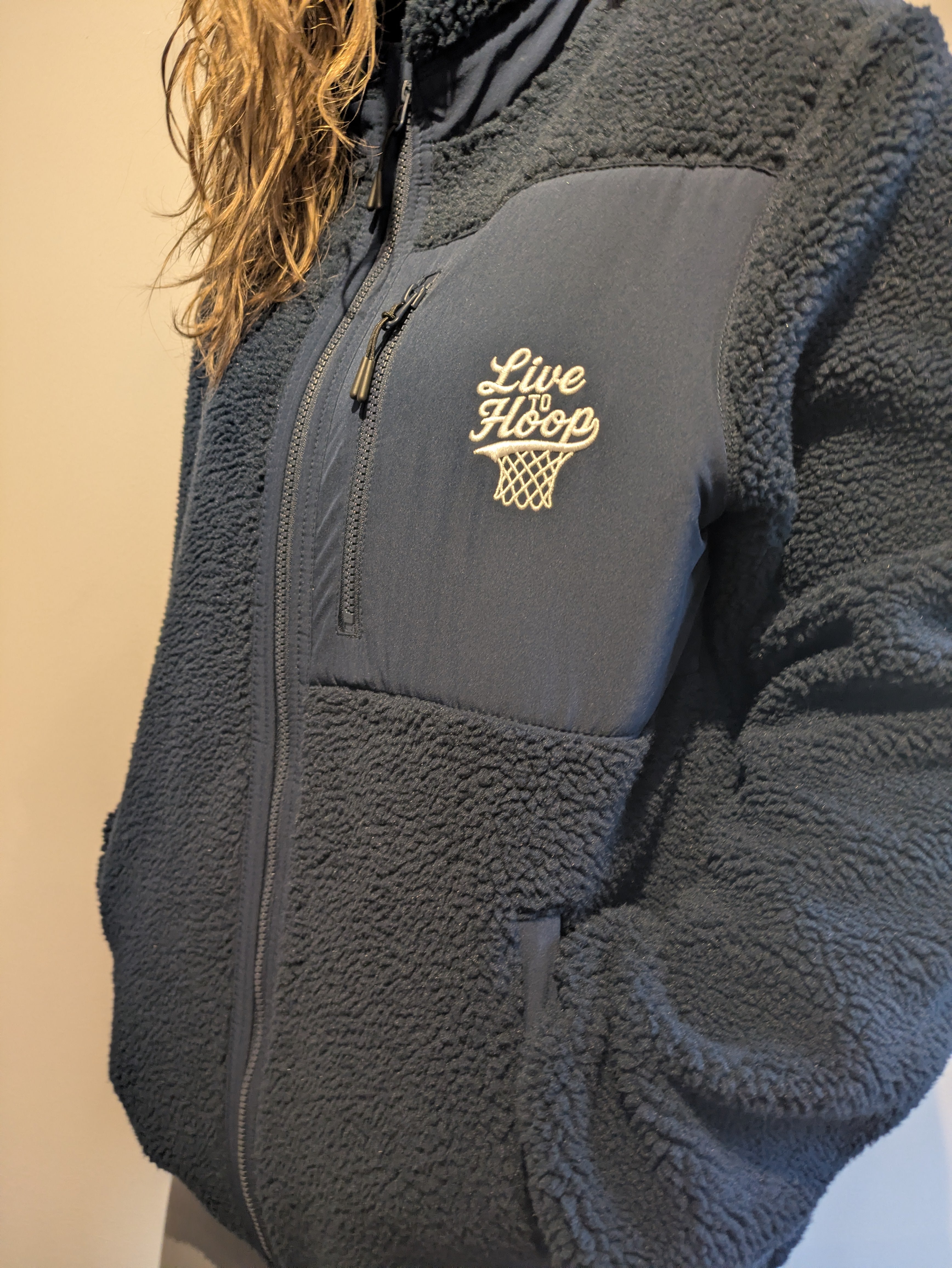 Live to Hoop Varsity Sherpa Jacket